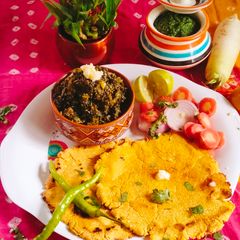 A picture of Sarson ka saag.