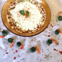 A picture of Three spice cucumber raita.