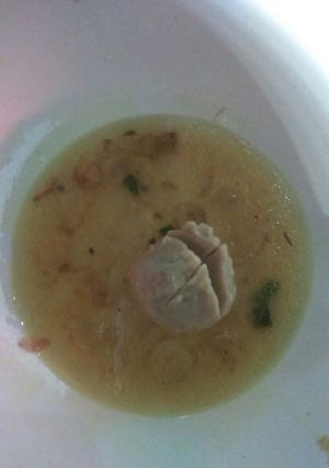 Foto resep Bayam (baso ayam)