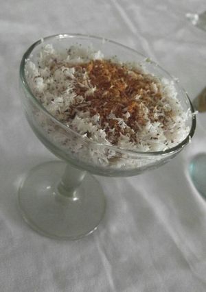 Una foto de Majarete de coco