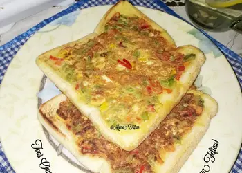 Resep Baru Toas Omelet (Bread, Egg, Bitter Melon, Carrot) Lezat Mantap