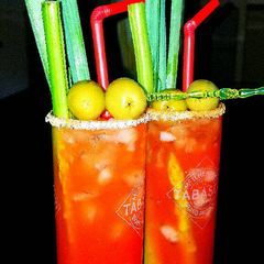 A picture of Mike's Sunday Bloody Sunday! Mary's.