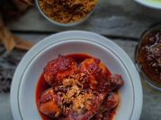 Gambar ayam masak habang kalimantan