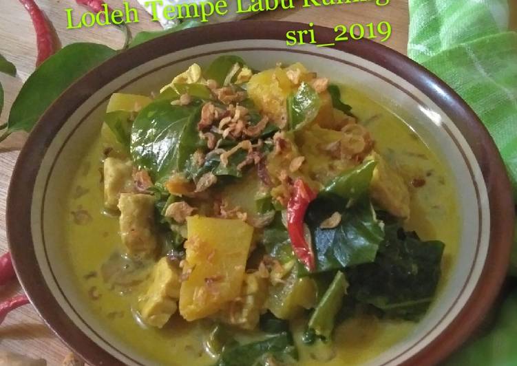 Lodeh Tempe Labu Kuning