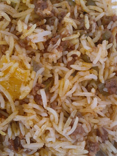 عکسی از دستور لوبیا پلو با گوشت آیناز پز🤤