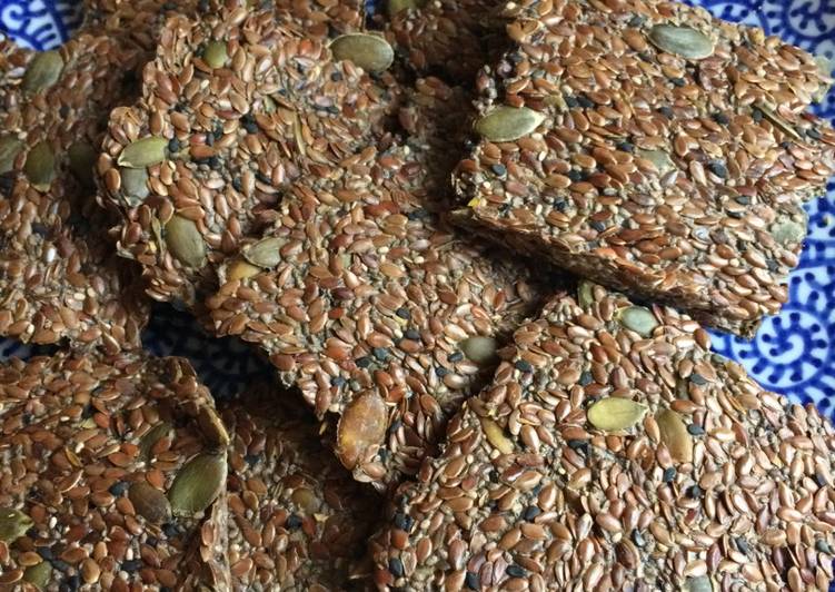 Easiest Way to Prepare Ultimate Middle Eastern Flax Seed Crackers