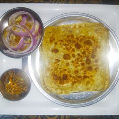 Roasted Gram flour potato stuffed paratha A picture of Roasted Gram flour potato stuffed paratha.