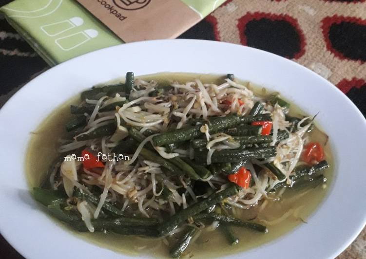 Resep Tumis tauge kacang panjang teri medan, Enak