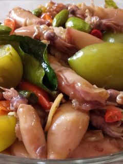 Foto resep Cumi Asin Pete Lombok ijo