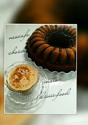 عکسی از دستور کیک نسکافه💖