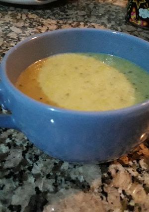 Una foto de Sopa de brócoli
