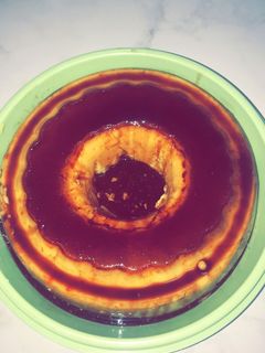 صورة لوصفة كريم كراميل بالزعفران