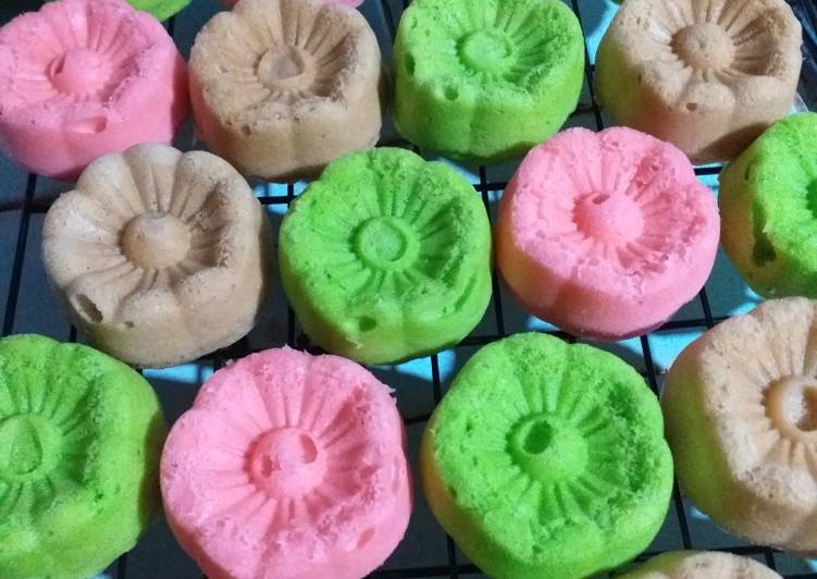 Resep Bolu kukus sakura Anti Gagal