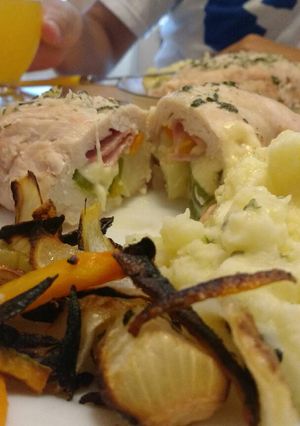 Una foto de Pollo relleno
