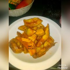 A picture of Fried sweet patotoes by s@lma ful@rny.