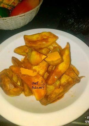 A picture of Fried sweet patotoes by s@lma ful@rny.
