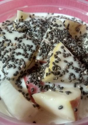 Foto resep Salad Buah Topping Chiaseeds