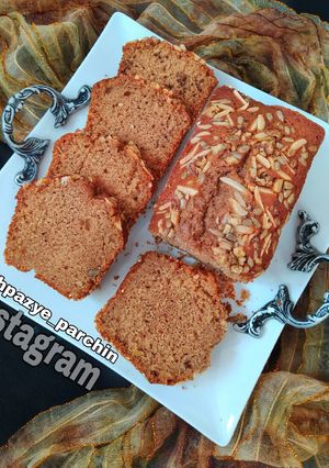 عکسی از دستور کیک چای و دارچین بدون فر 🌸