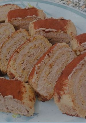 عکسی از دستور رولت بیسکوییتی ☕🍪