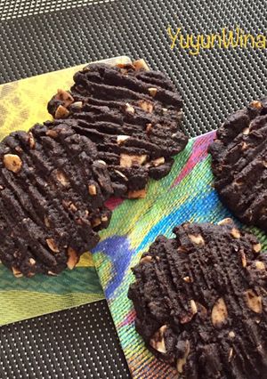 Foto resep Choco Almond Cookies Keto