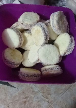 Una foto de Alfajores de maizena