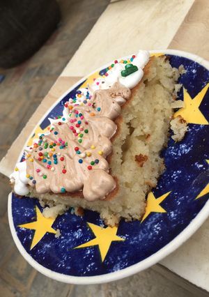 A picture of Semovita cake 🍰.