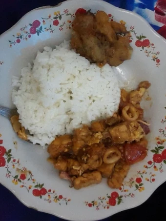 Langkah Mudah untuk Membuat Resep  Oseng tempe dan cumi asin bumbu sarden jadi yang Bikin Ngiler, Bisa Manjain Lidah