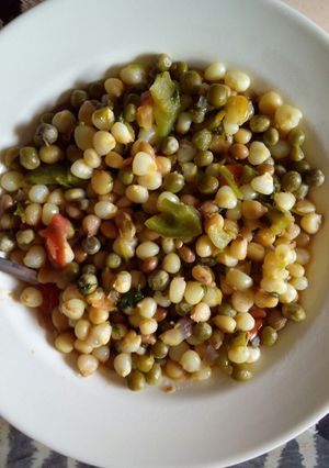 A picture of Vegetable Fried Githeri.