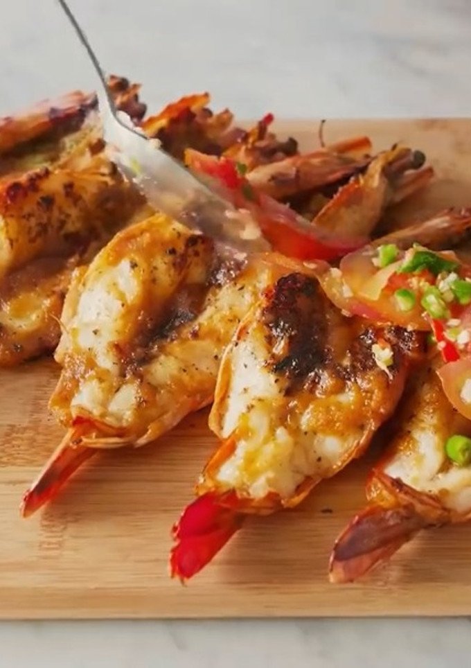 Foto resep Wajib Dicoba! Udang Bakar Jimbaran TOP Markotop