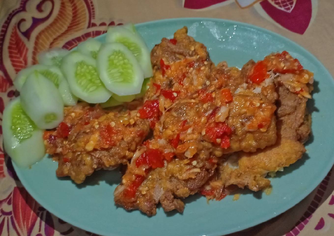 Ayam geprek