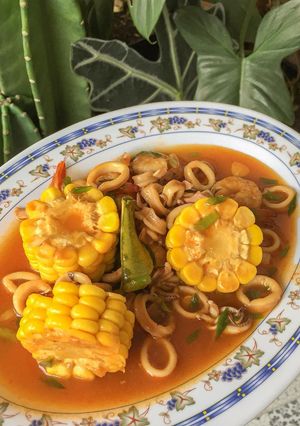 Foto resep Cumi udang saos Padang