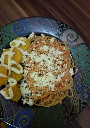 Una foto de Espaguetis a mi estilo