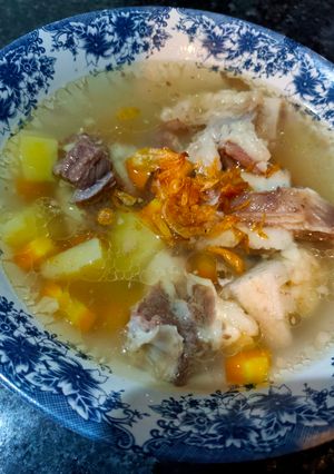 Foto resep Sup iga kuah segar simple