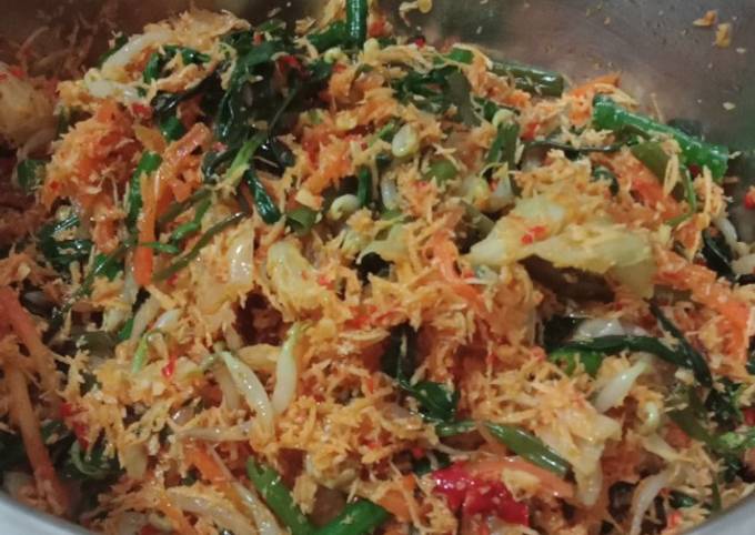 Ternyata begini loh! Bagaimana cara membuat Urap sayur dijamin sempurna