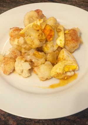 Una foto de Coliflor con un toque picante