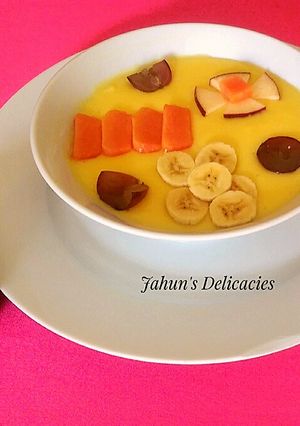 A picture of Fruity Custard.