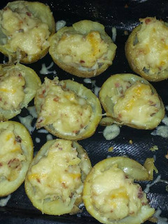 Una foto de Patatas gratinadas con relleno