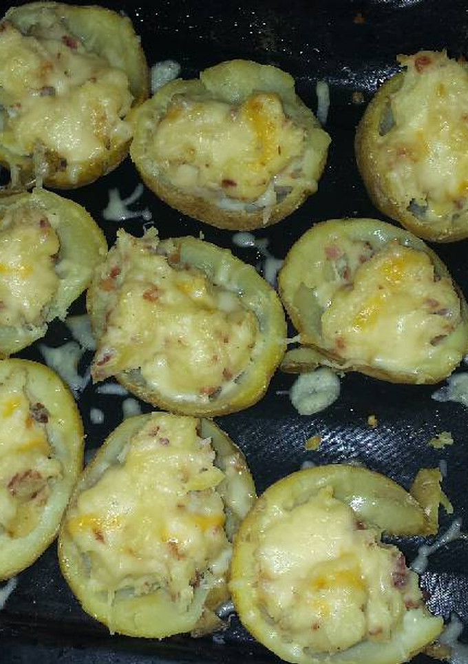 Una foto de Patatas gratinadas con relleno
