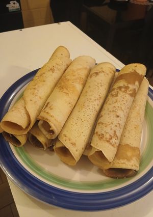 Una foto de Panqueques con Manjar