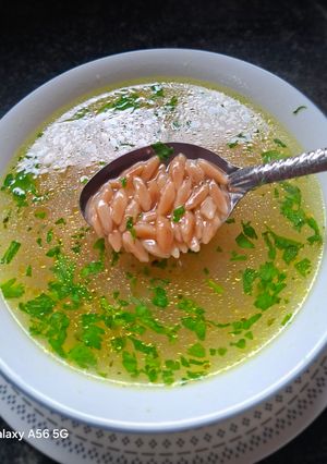 صورة لوصفة شوربة لسان العصفور 🐦