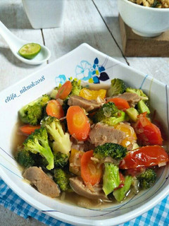 Foto resep Tumis bakso brokoli #BikinRamadanberkesan #day13