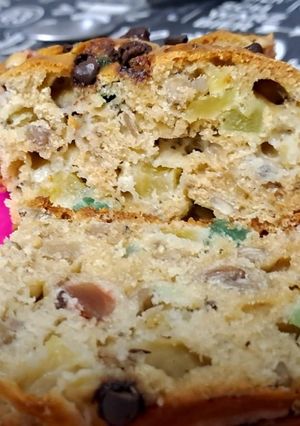 Una foto de Budín de frutas y semillas light