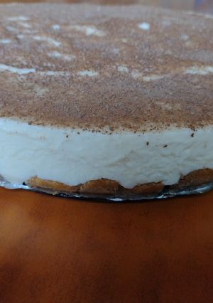 Una foto de Postre cheesecake sin horno