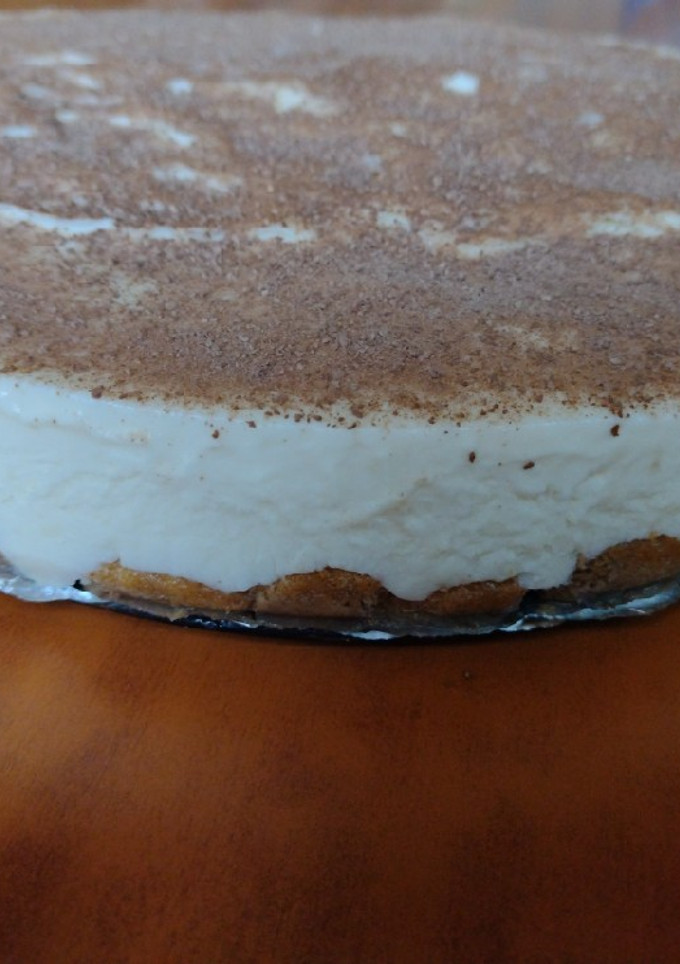 Una foto de Postre cheesecake sin horno