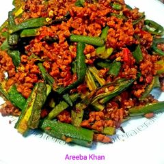 Bhindi Keema Recipe A picture of Bhindi Keema Recipe.