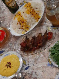 عکسی از دستور بادمجان شکم پر