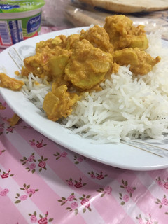 صورة لوصفة مسالا بالدجاج مع رز ابيض
