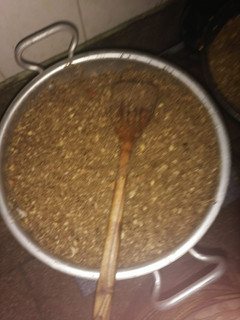 A picture of Flex seed in dry fruits and semolina.