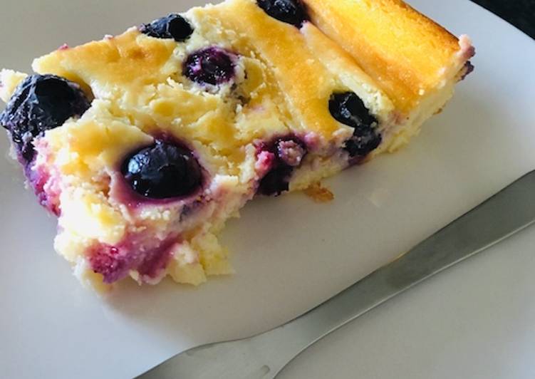 Recipe of Tasty Blueberry cheese cake