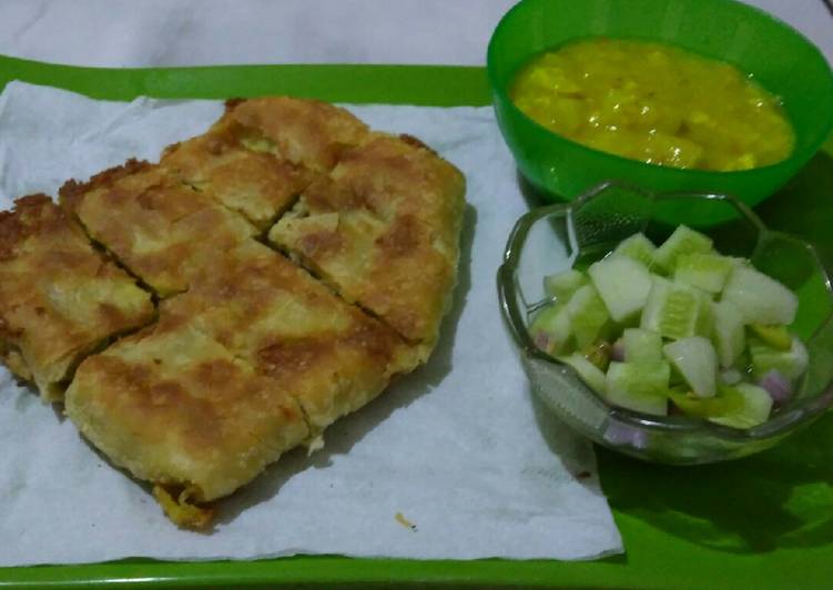 Martabak har kuah kari